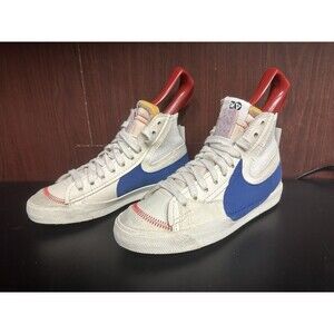 Nike Blazer '77 Jumbo Phantom Old Royal Men's Size 7 Blue Cream Leather Sneaker